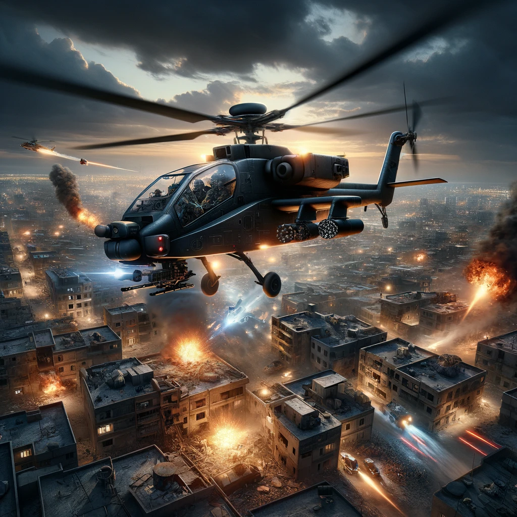 Helicopter Black Ops 3D Lucky