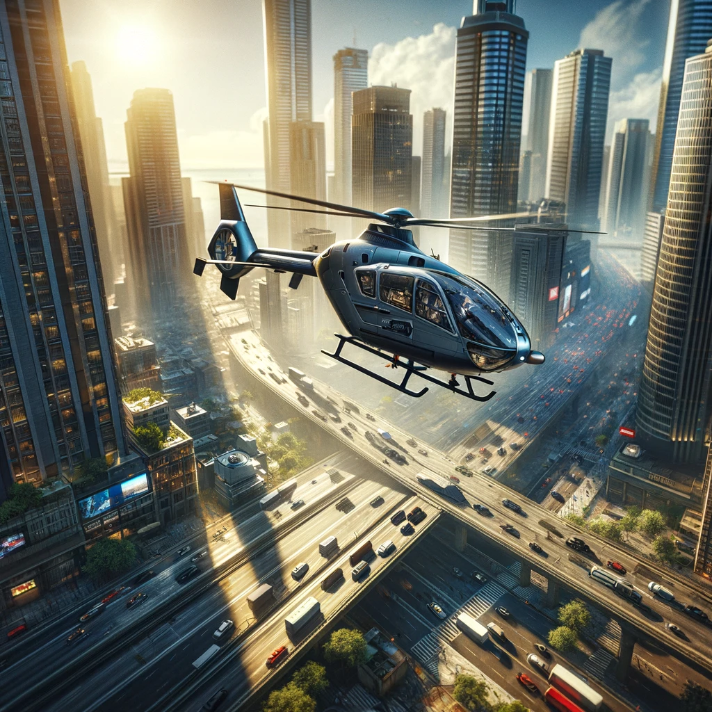 City Helicopter Flight Magic